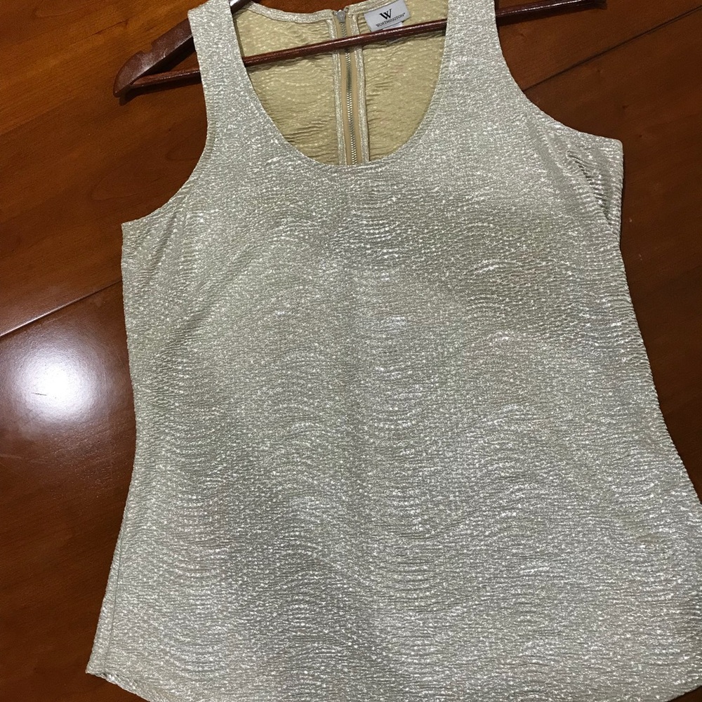 Sparkly gold top